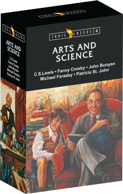 Trail Blazer Arts & Science Box Set 6: John Bunyan, C. S. Lewis, Patricia St. John, Michael Faraday, and Fanny Crosby, by Bingham, Derick