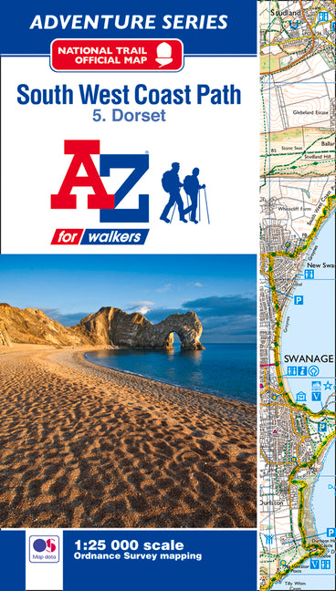 South West Coast Path Dorset A-Z Adventure Atlas by Geographers' A-Z Map Co Ltd