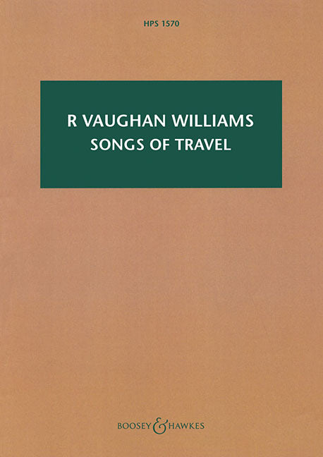 Songs of Travel: Voice and Orchestra by Vaughan Williams, Ralph