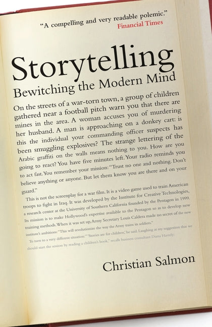 Storytelling: Bewitching the Modern Mind by Salmon, Christian