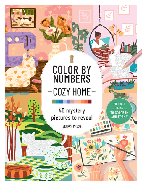 Cbn: Cozy Home: 40 Mystery Pictures to Reveal by Search Press
