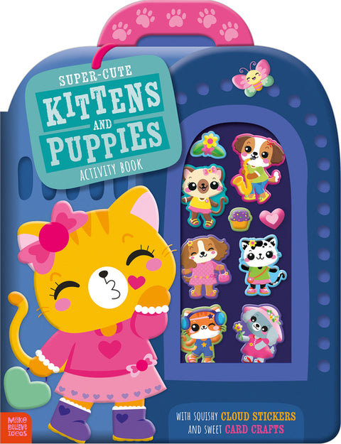 Super-Cute Kittens and Puppies Activity Book by Nye, Craig