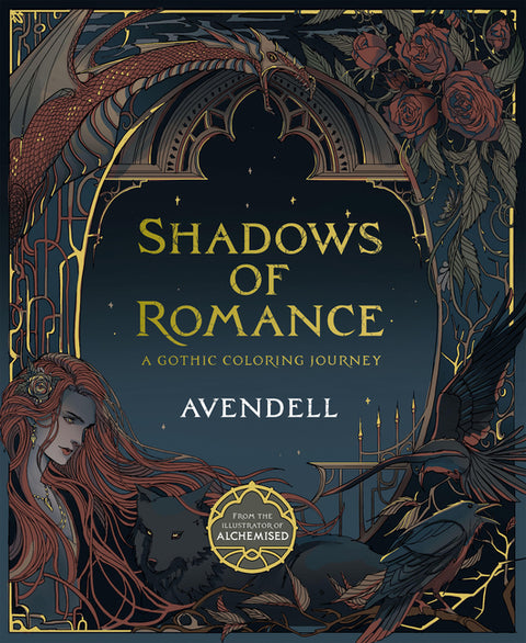 Shadows of Romance: A Gothic Coloring Journey