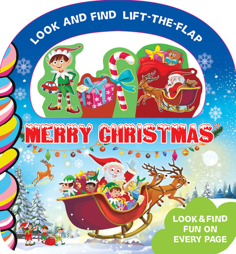 Merry Christmas! Look and Find Lift-The-Flap by Dominick, Leeann