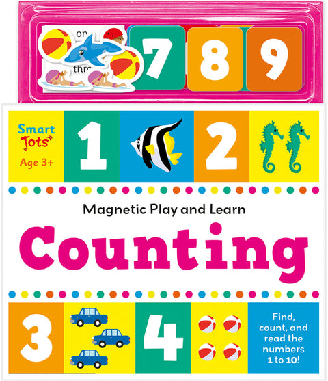 Counting: Learn Numbers with Magnetic Play and Learn Activity Book for Kids Ages 3+