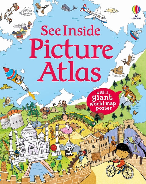 See Inside Picture Atlas, with Map Poster by Frith, Alex