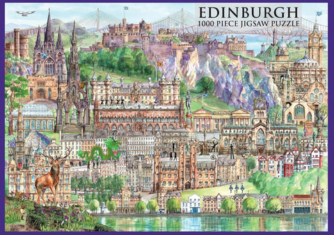Edinburgh: 1000 Piece Jigsaw by Lewis, K. J.