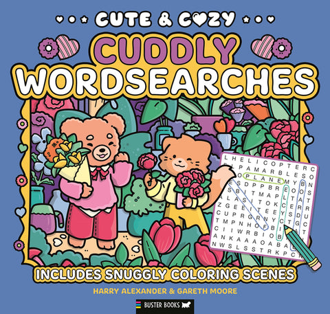 Cute & Cozy Cuddly Wordsearches: Includes Snuggly Coloring Scenes