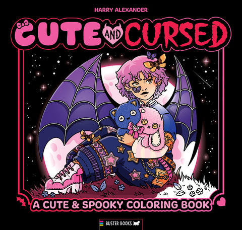 Cute & Cursed: A Spookily Cute Coloring Book