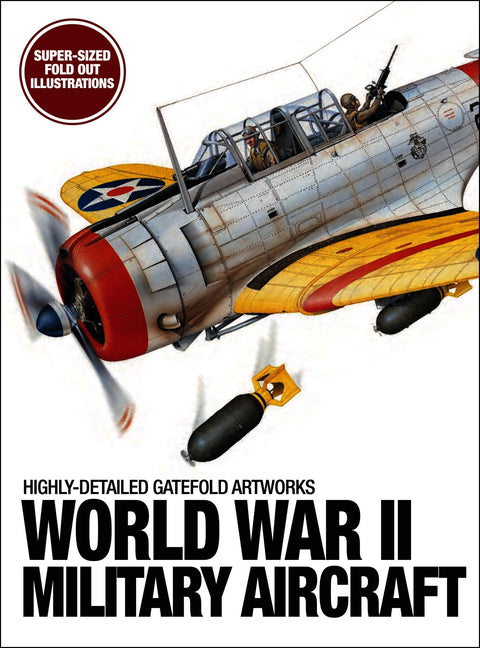 World War II Military Aircraft: Highly-Detailed Gatefold Artworks