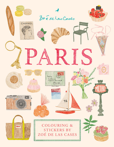 Paris: Colouring and Stickers by Zoé de Las Cases