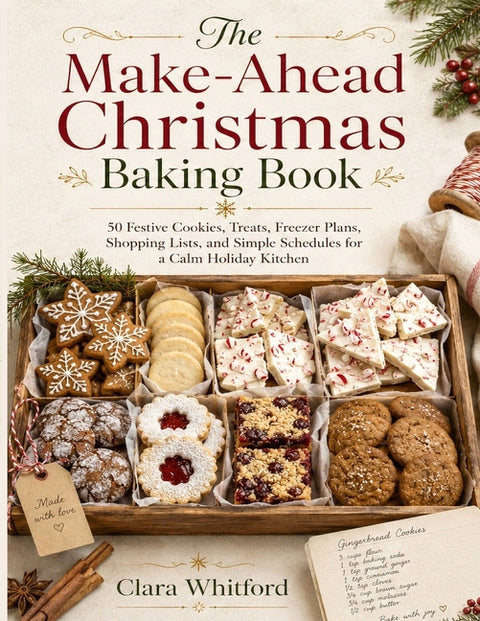 The Make-Ahead Christmas Baking Book: 50 Festive Cookies, Treats, Freezer Plans, Shopping Lists, and Simple Schedules for a Calm Holiday Kitchen by Whitford, Clara