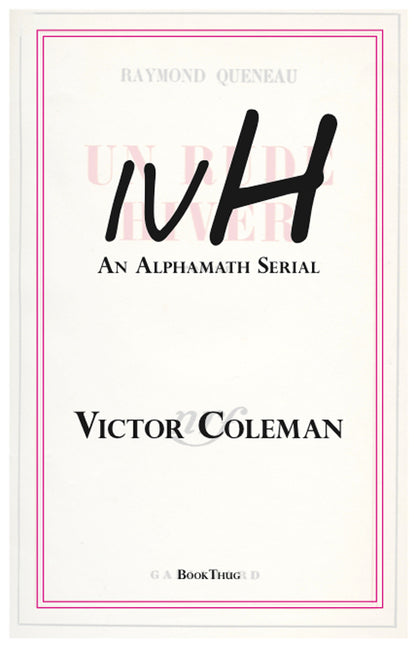 Ivh: An Alphamath Serial by Coleman, Victor