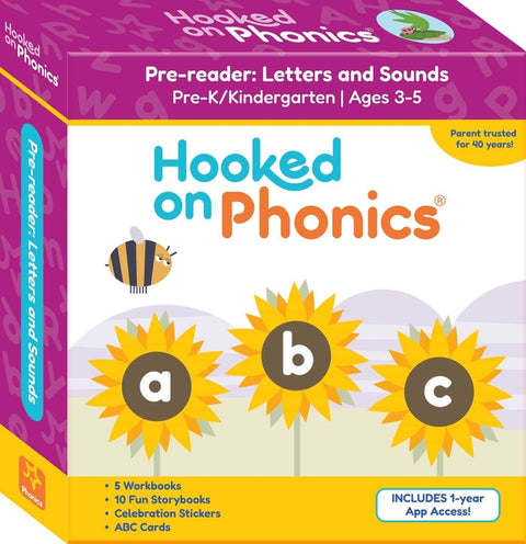 Hooked on Phonics Pre-Reader Kit: Letters and Sounds by Hooked on Phonics