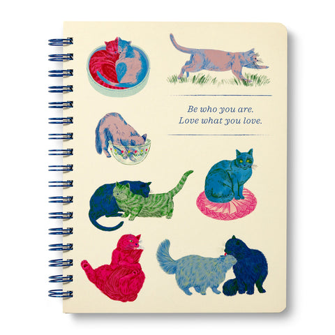 Spiral Notebook: Be Who You Are. Love What You Love. by Compendium
