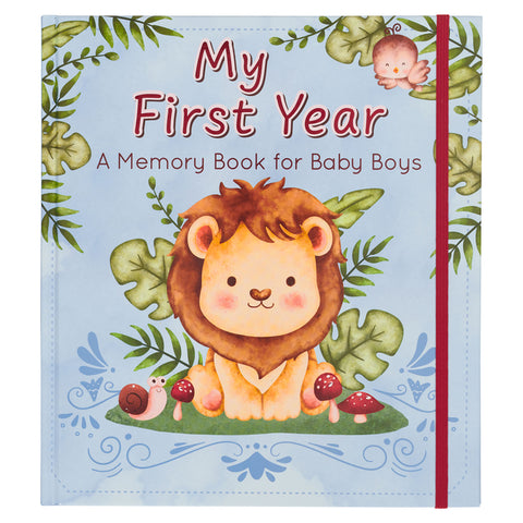My First Year: A Memory Book for Baby Boys by Christian Art Gifts
