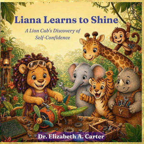 Liana Learns to Shine: A Lion Cub's Discovery of Self-Confidence by Carter, Elizabeth A.