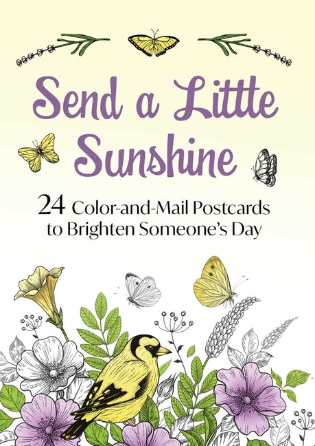 Send a Little Sunshine: 24 Color-And-Mail Postcards to Brighten Someone's Day by Good Books