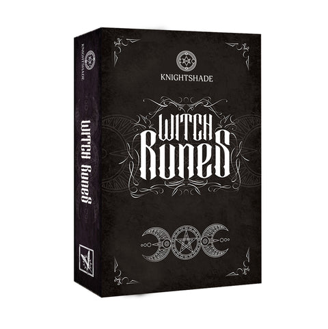 Witch Runes: 27 Wooden Runes with a Casting Mat, Drawstring Bag, and Guidebook by Knight, Katherine Rose