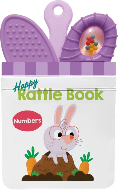 Happy Rattle Book - Numbers by Little Genius Books
