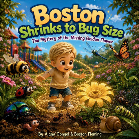 Boston Shrinks to Bug Size: The Mystery of the Missing Golden Flower by Gongol, Alana