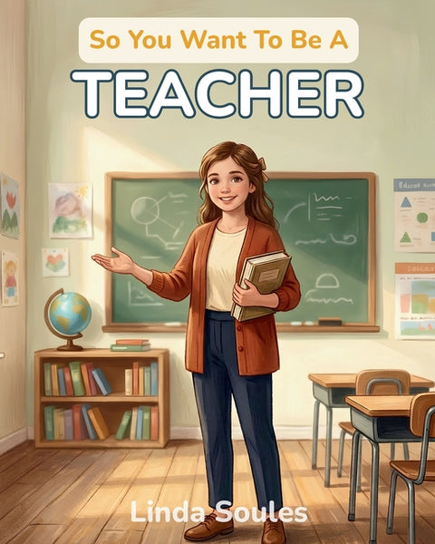 So You Want To Be A Teacher: A Kids' Guide to Education, Classroom Life, Lesson Planning, and the Inspiring Mentors Who Help Young Minds Learn, Grow, by Soules, Linda