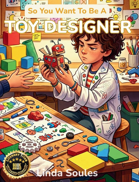 So You Want To Be A Toy Designer: A Kids' Guide to Toy Invention, Product Design, Prototyping, and the Creative Minds Who Dream Up the Toys We Can't S by Soules, Linda