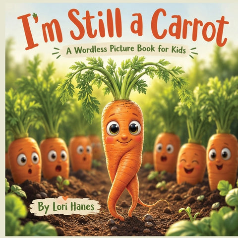 I'm Still a Carrot A Wordless Picture Book for Kids by Hanes, Lori