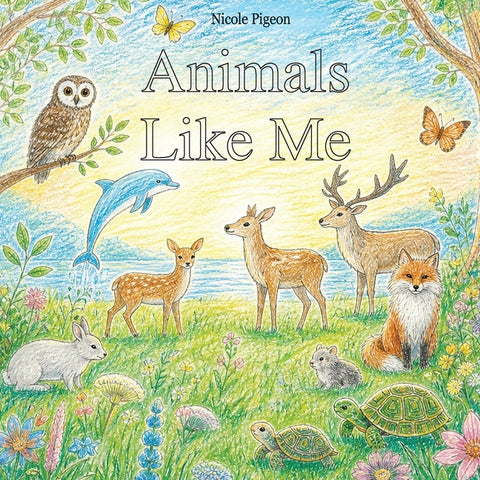 Animals Like Me: The Colouring Book