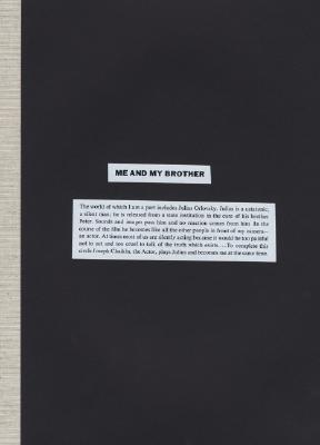 Robert Frank: Me and My Brother [With DVD] by Frank, Robert