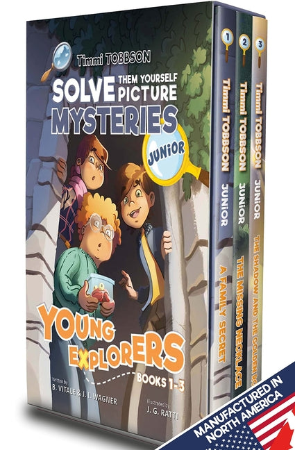 Timmi Tobbson Young Explorers 3 Book Set by Vitale, B.