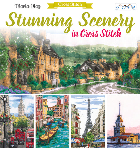 Stunning Scenery in Cross Stitch by Diaz, Maria