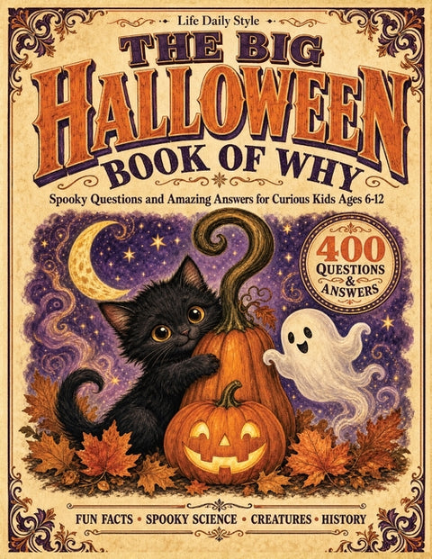 The Big Halloween Book of Why: 400 Spooky Questions & Amazing Answers for Curious Kids Ages 6-12 Fun Facts, Creepy Trivia & Fall Activity Fun by Style, Life Daily