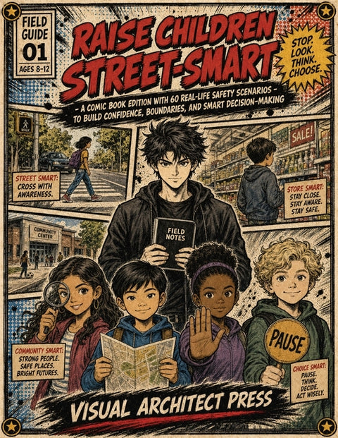 The Visual Architect: Raise Children Street-Smart - A Comic Book Edition with 60 Real-Life Safety Scenarios to Build Confidence, Boundaries and Smart by Press, Visual Architect