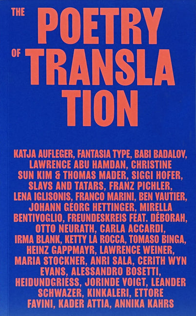 The Poetry of Translation by Waldmann, Judith