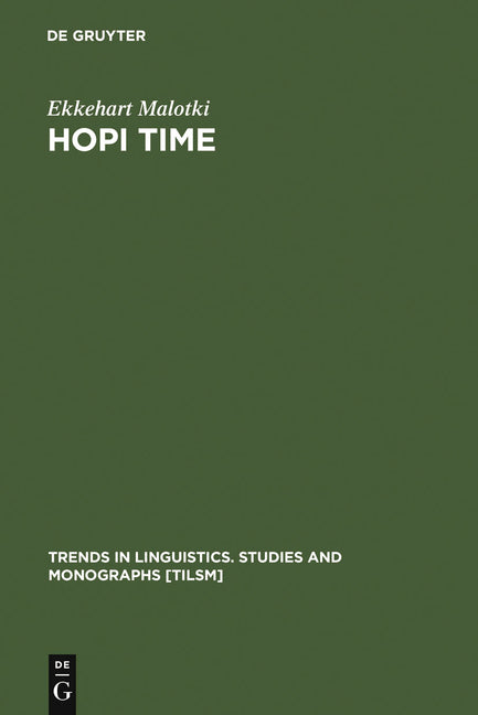 Hopi Time by Malotki, Ekkehart