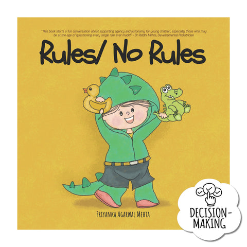 Rules/ No Rules: Baby Books on Following Rules While Having Fun Interactive Toddlers Learning Book with Fun Activity Birthday Gift for Kids, Girls & B