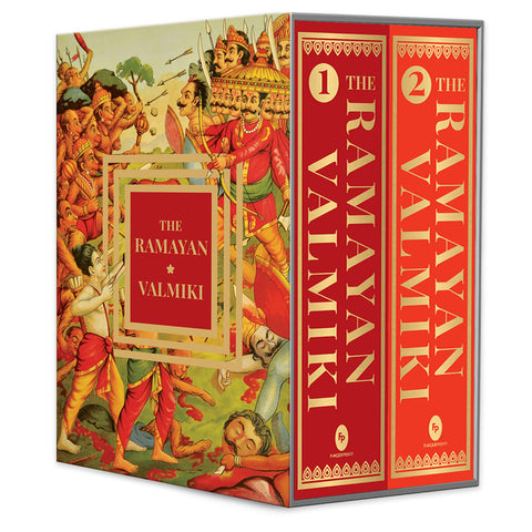 The Ramayan of Valmiki: Volume 1 & 2 (Deluxe Hardbound Edition) Boxed Set by Valmiki