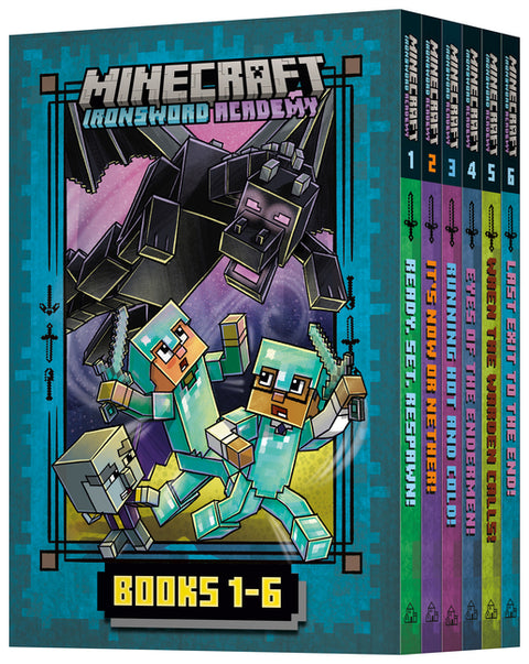 Minecraft Ironsword Academy Books 1-6 Boxed Set by Huett, Caleb Zane