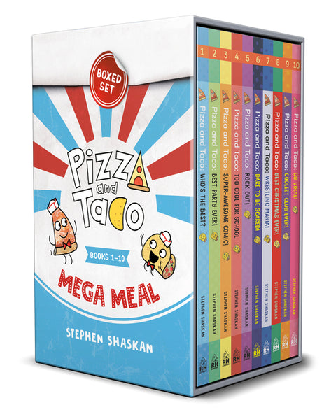 Pizza and Taco Mega Meal Boxed Set (Books 1-10): (A Graphic Novel Boxed Set) by Shaskan, Stephen