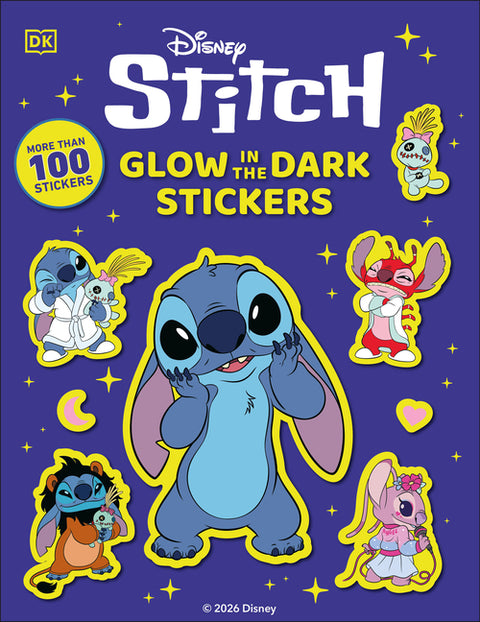 Disney Stitch Glow in the Dark Ultimate Sticker Book by DK