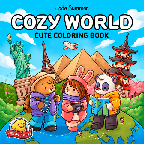 Cozy World: Cute Coloring Book by Summer, Jade