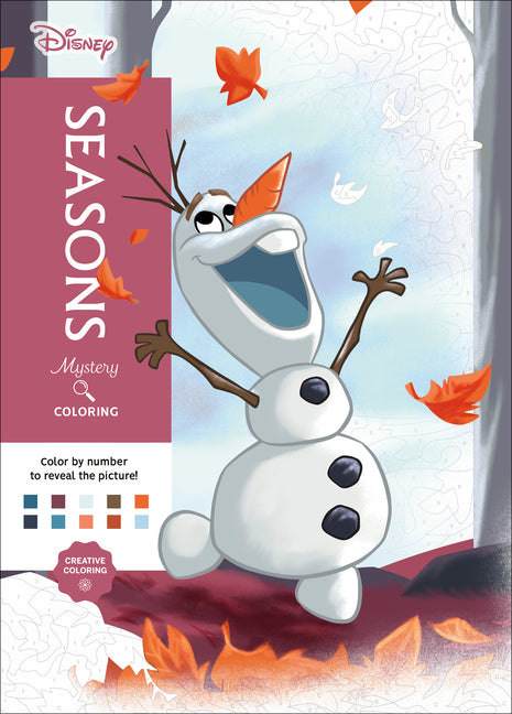 Disney Mystery Coloring: Seasons: A Color by Number Book by Disney