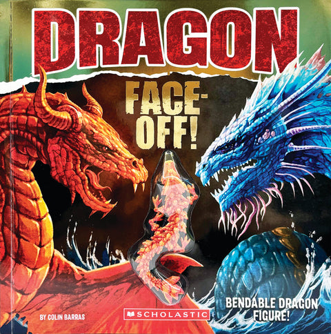 Dragon Face-Off! (Face-Off Book with Dragon Fidget Toy) by Scholastic