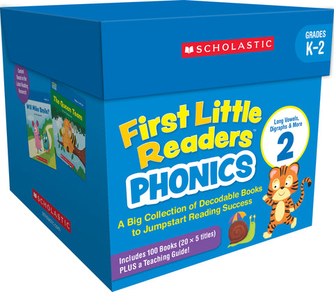 First Little Readers: Phonics Set 2 / Long Vowels, Digraphs & More (Multiple-Copy Set): A Big Collection of Decodable Books for Beginning Readers by Charlesworth, Liza