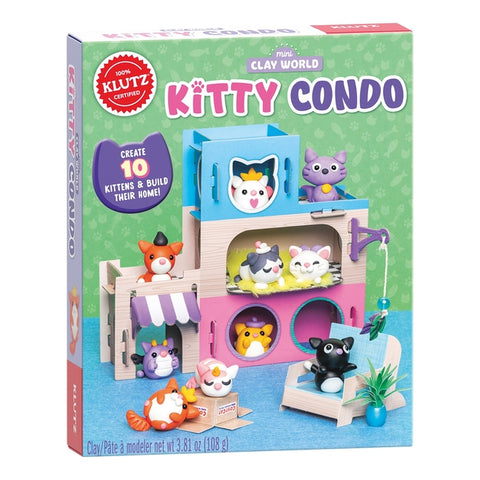 Mini Clay World Kitty Condo by Klutz Press
