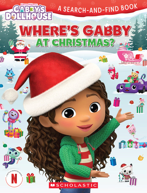 Gabby's Dollhouse: Where's Gabby at Christmas? (a Search-And-Find Book) by Scholastic