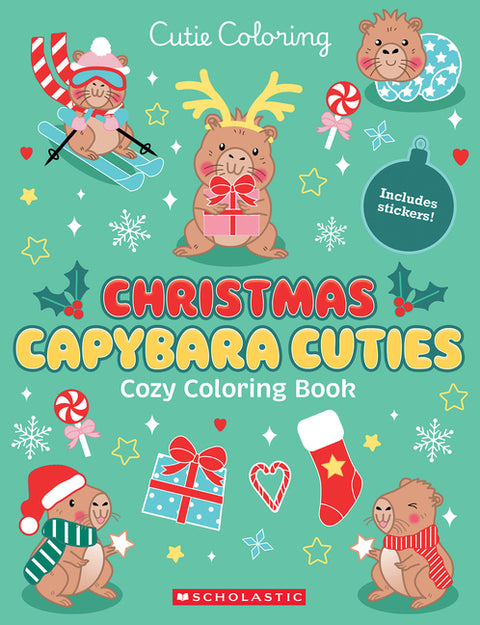 Capybara Christmas Cuties (Color & Chill) by Scholastic