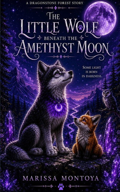 The Little Wolf Beneath the Amethyst Moon