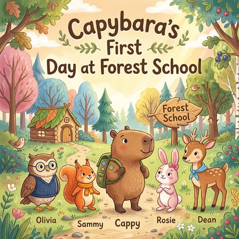 Capybaras First Day at Forest School: A Back-to-School Story About Friendship and Belonging